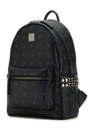 MCM Mini Printed Canvas Small Backpack