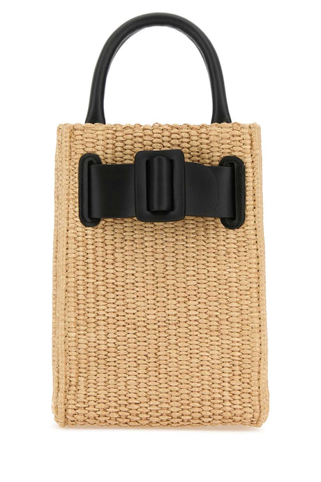 BOYY Mini Raffia Bobby Tourist Epsom Handbag