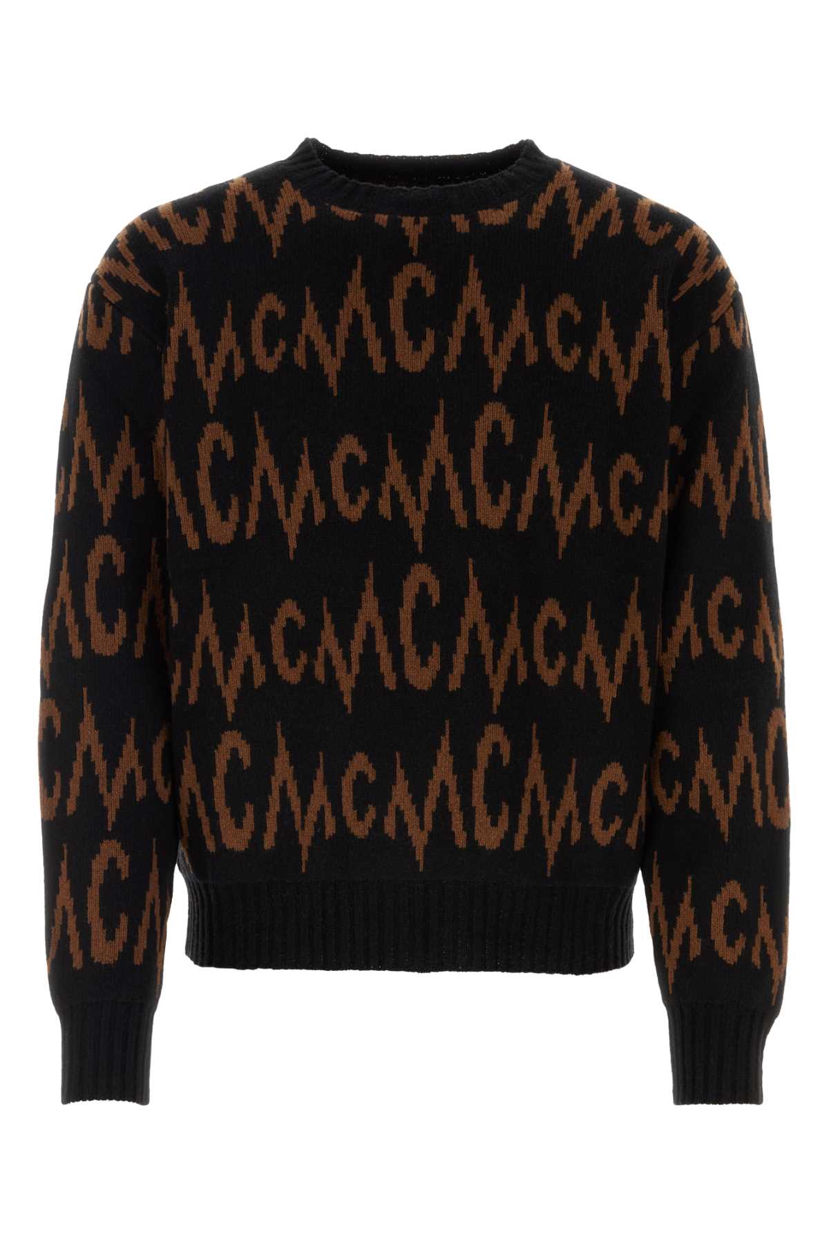 MCM Embroidered Cashmere Blend Sweater