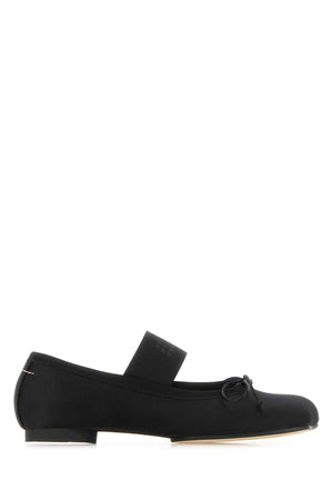 MM6 MAISON MARGIELA Mini Black Fabric Ballerinas for Women