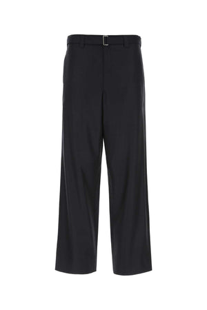 PRADA Wide-Leg Wool Pants for Men - 22W Season