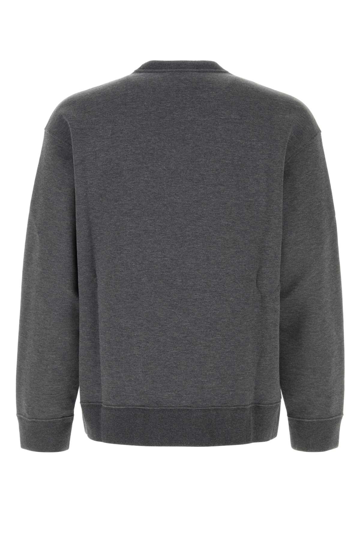 FENDI Classic Cotton Sweatshirt for Men - Dark Grey