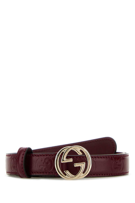 GUCCI Elegant Leather Belt - 2 cm Height