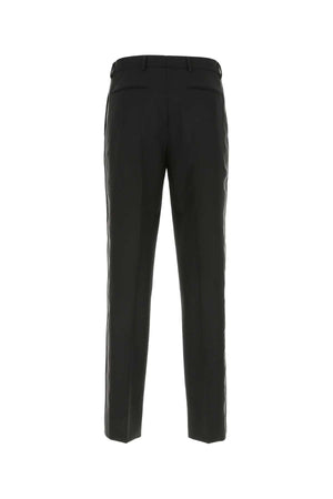 PRADA Sophisticated Black Wool Blend Pants