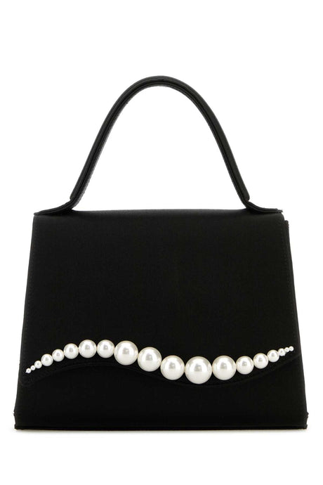 MACH&MACH Mini Satin Handbag - Elegant Black Design