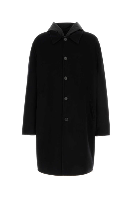 PRADA Classic Cashmere Jacket for Men - Luxurious Black Elegance