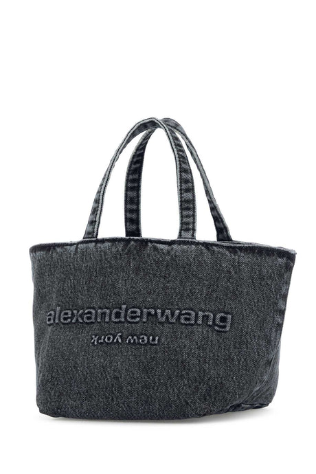 ALEXANDER WANG Mini Dark Grey Denim Handbag