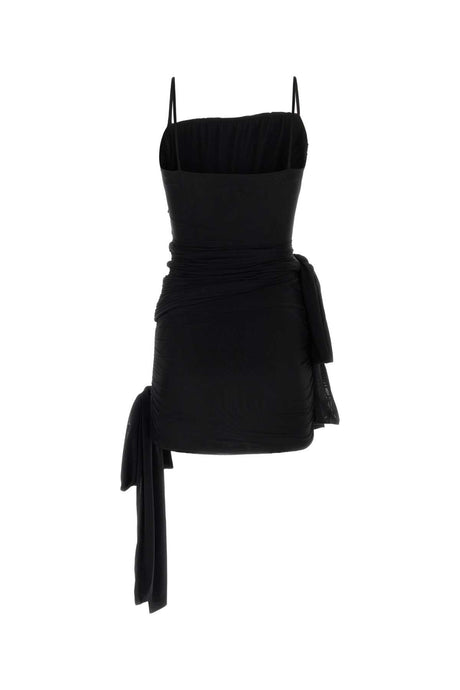 BLUMARINE Chic Black Stretch Mini Dress