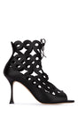 MANOLO BLAHNIK Chic Leather Ankle Boots for Women