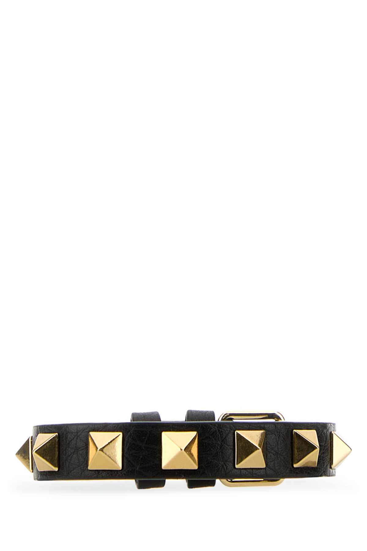 VALENTINO GARAVANI Mini Rockstud Leather Bracelet for Men