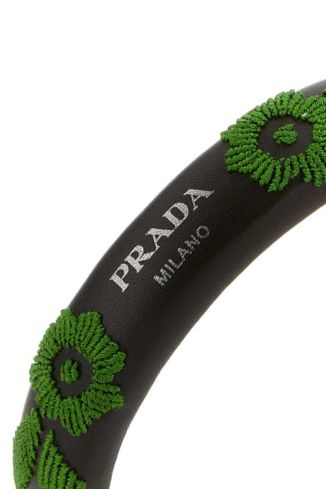 PRADA Nappa Leather Hairband