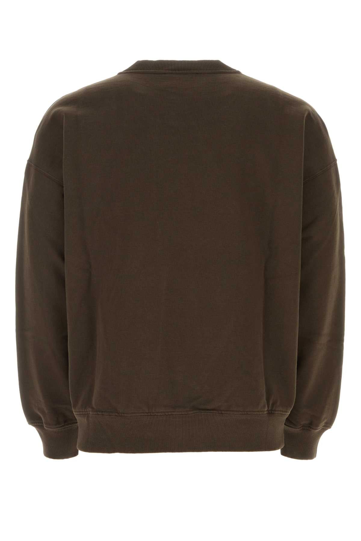 DOLCE & GABBANA Classic Brown Cotton Sweatshirt for Men