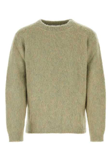 LEMAIRE Sage Green Stretch Mohair Blend Sweater for Men